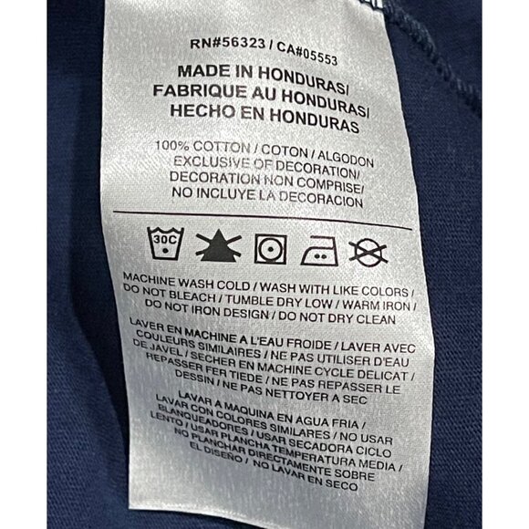 NWT Nike Women's Fresno State Short Sleeve Crewneck Tee Navy Size M Medium - Picture 6 of 6